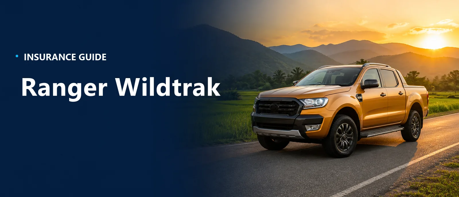 Ranger Wildtrak ประกอบหน้าเช็กเบี้ยประกันของรุ่นย่อยนี้